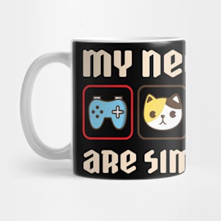 Video Game Cat Gaming Gift For Boy Girl Kids Mug